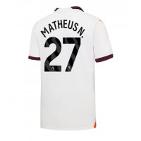 Manchester City Matheus Nunes #27 Gostujuci Dres 2023-24 Kratak Rukav